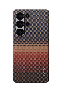 Pitaka Tactile Woven Case, Sunset - Samsung Galaxy S25 Ultra