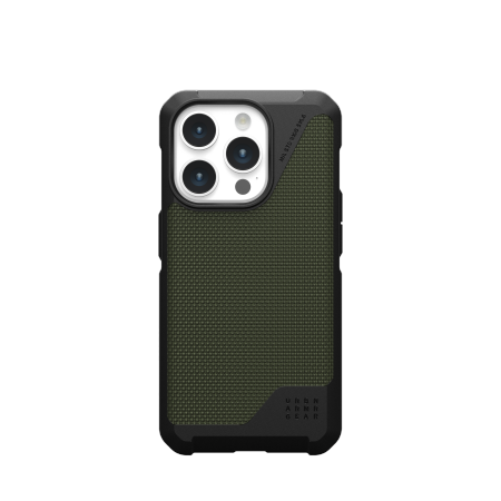 Etui UAG Metropolis LT Magsafe - obudowa ochronna do iPhone 15 Pro kompatybilna z MagSafe (kevlar olive) Case