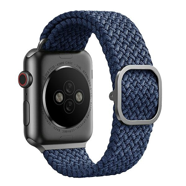 UNIQ pasek Aspen Apple Watch 40/38/41mm Braided niebieski/oxford blue