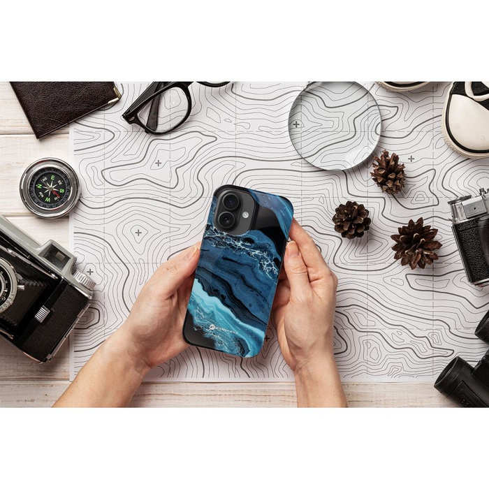 Etui na iPhone 16 PRO MAX Forcell F-Protect Mirage zgodny z MagSafe Military Drop-Test deep sea