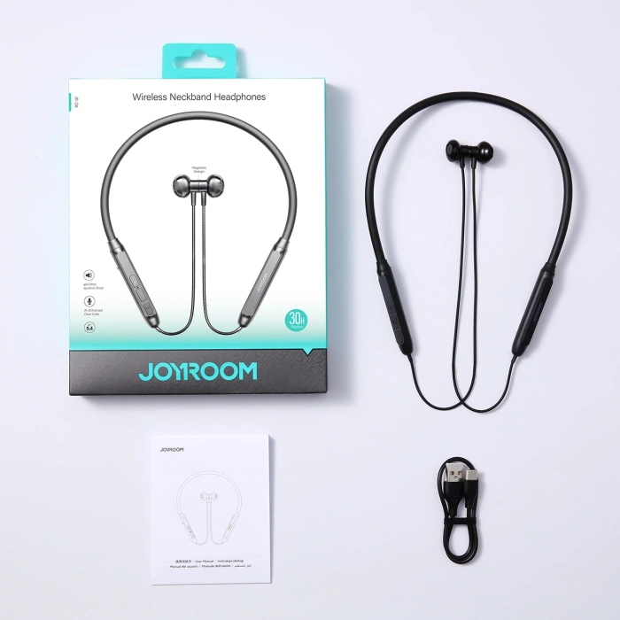 Słuchawki bezprzewodowe Joyroom JR-D8 Bluetooth z pałąkiem - czarne
