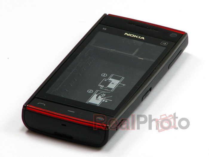 NOKIA X6 Obudowa Komplet Dotyk Grade B Oryginalna
