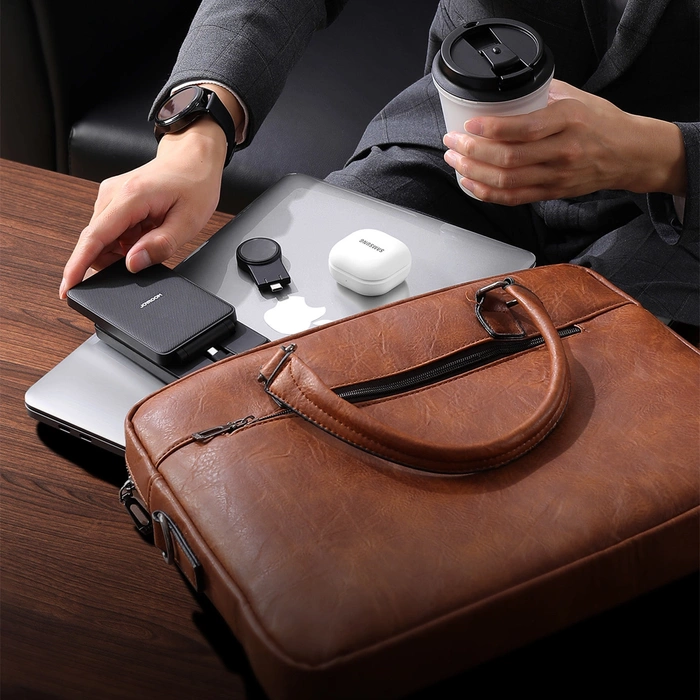 Stacja ładująca 4w1 Joyroom JR-WQS01 Samsung Galaxy USB-C składana - czarna