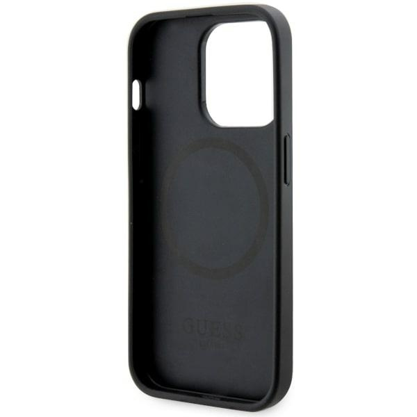 Etui Guess GUHMP14LHGCFSEK iPhone 14 Pro 6.1" czarny/black hardcase GCube Stripes MagSafe Case
