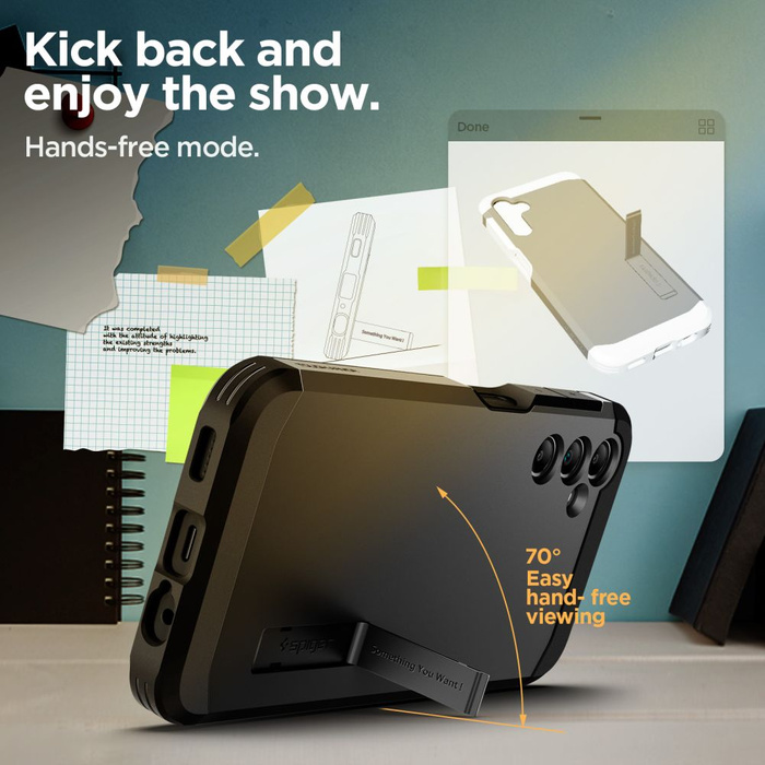 Etui Spigen Tough Armor Galaxy A14 5G Black Case