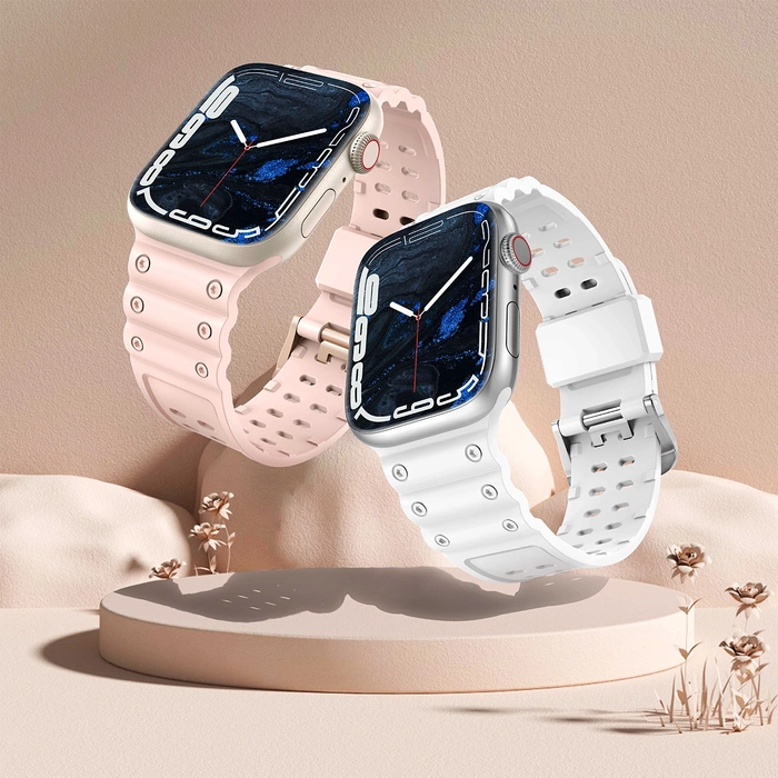 Pasek Strap Triple Protection pasek Apple Watch SE, 8, 7, 6, 5, 4, 3, 2, 1 (41, 40, 38 mm) opaska bransoleta zielony
