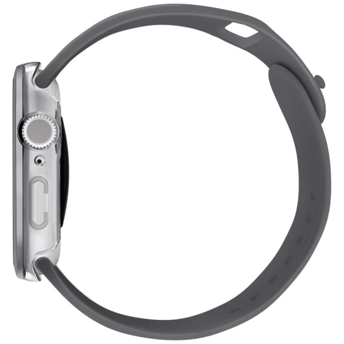 Etui Szkło Hartowane UNIQ Voute do Apple Watch Series 10 46mm srebrny