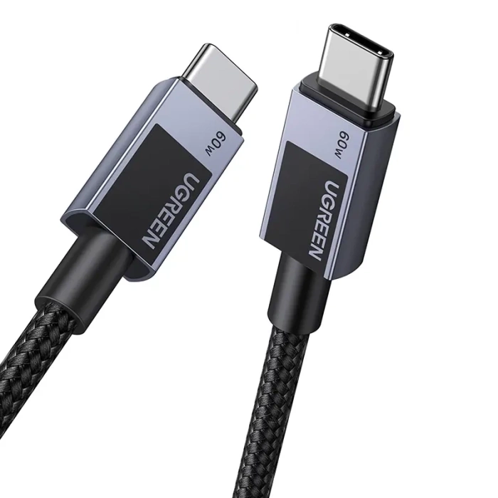 Kabel USB-C 2.0 do USB-C 2.0 Ugreen L524 PD 3A 3m (szary)