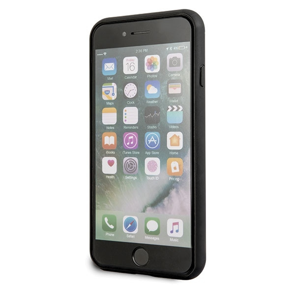 Etui KARL LAGERFELD Apple iPhone 7 8 SE 2020 Signature Glitter Czerwony Hardcase