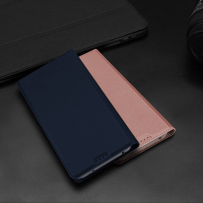 Etui Dux Ducis Skin Pro etui do Xiaomi Redmi Note 12 pokrowiec z klapką portfel na kartę podstawka niebieskie Case