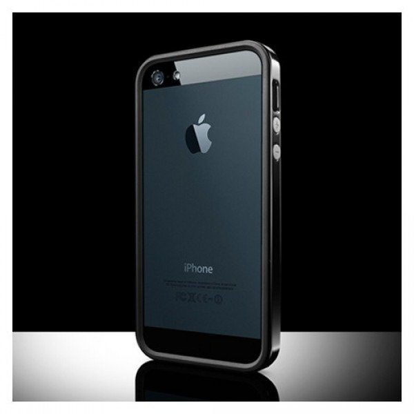 Etui SPIGEN iPhone 5 5S Neo Hybrid EX Slim Vivid Series Soul Black Czarny Apple Futerał Case