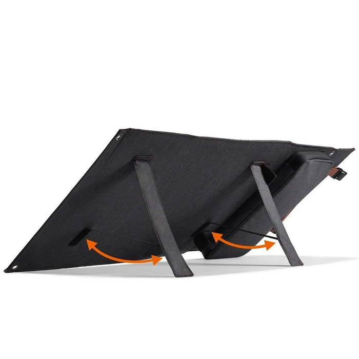 Choetech rozkładana ładowarka solarna słoneczna fotowoltaiczna 36W Quick Charge Power Delivery USB / USB Typ C (94 x 36 cm) szary (SC006)