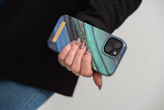 FORCELL F-PROTECT Mirage futerał kompatybilny z MagSafe do IPHONE 15 Pro jade marble