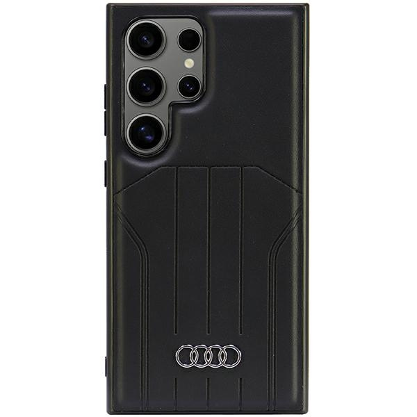 Audi Synthetic Leather MagSafe S24 Ultra S928 czarny/black hardcase AU-TPUPCMS24U-Q5/D1-BK