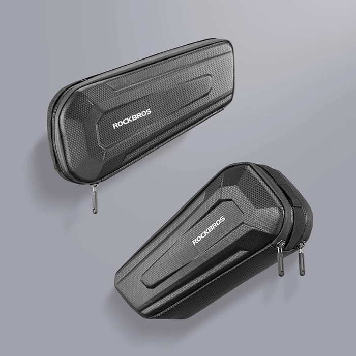 Torba rowerowa Rockbros B66 wodoodporna na ramę - czarna