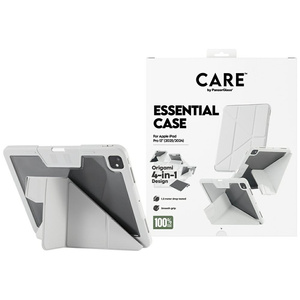 Etui Care by PanzerGlass Y fold do iPad  Pro 13" (2025/2024) jasnoszary
