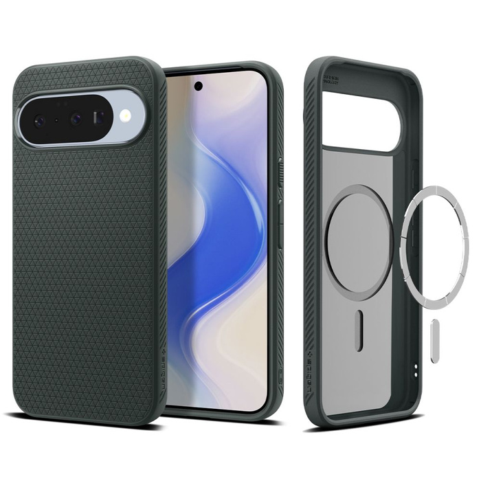 ETUI SPIGEN GOOGLE PIXEL 10 / 10 PRO LIQUID AIR MAG MAGSAFE ABYSS GREEN