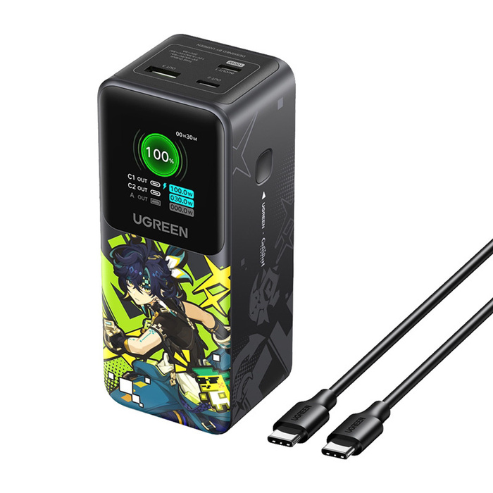 Powerbank Ugreen 20000mAh PB721 Genshin Impact Series, 130W, 2x USB-C + USB