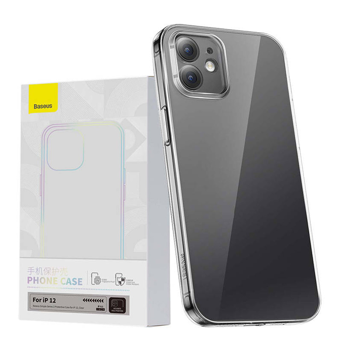 Etui Przeźroczyste Etui Baseus Simple do iPhone 12 Case