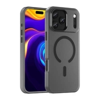 Etui Magnetic iPhone 17 Pro Abrasive MagSafe Matowe Czarne