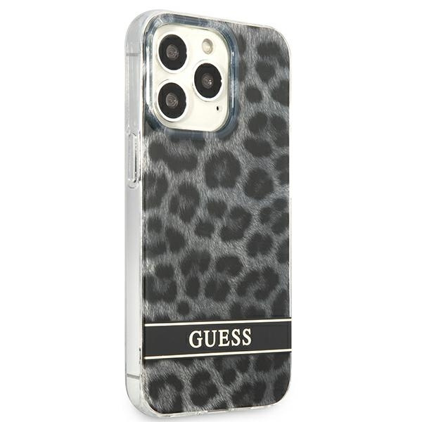 Etui GUESS Apple iPhone 13 13 Pro Leopard Szary Hardcase
