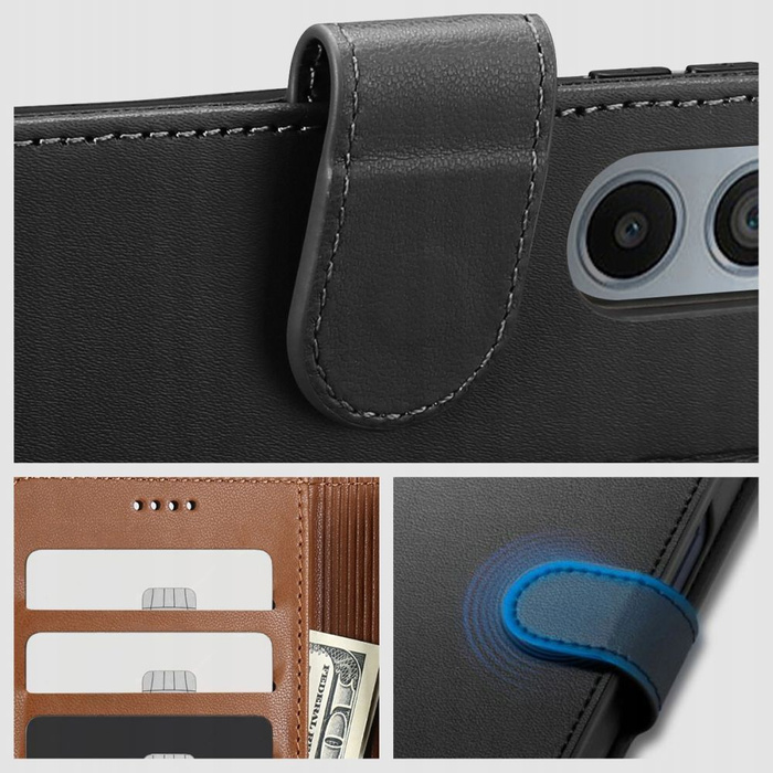 Etui Tech-protect Wallet Samsung Galaxy A55 5g Black Case