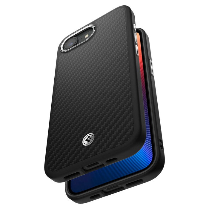 ETUI SPIGEN IPHONE 16E ENZO ARAMID MAG MAGSAFE MATOWE CZARNE