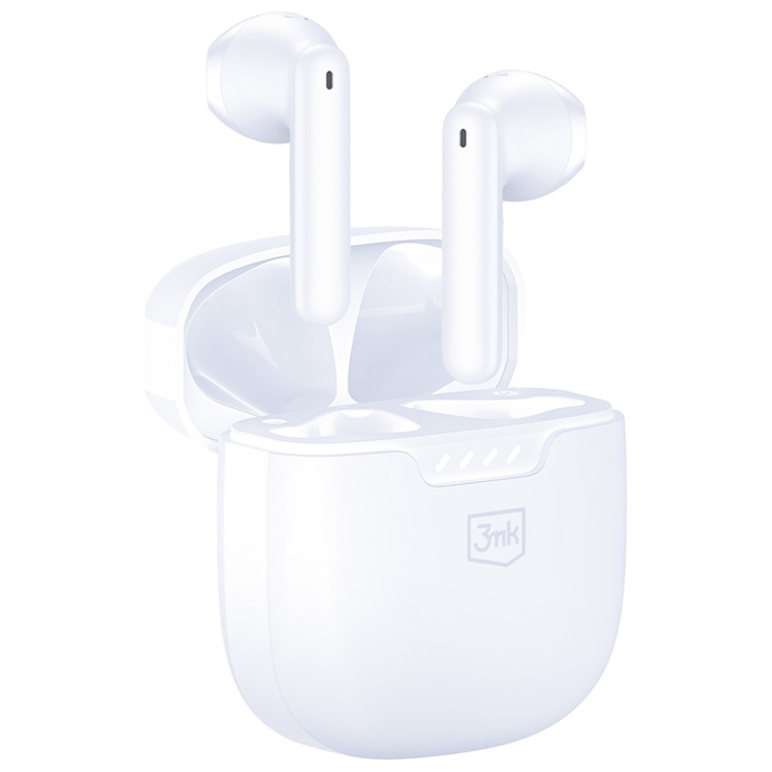 Słuchawki TWS 3MK Movepods Bluetooth 5.4 Białe