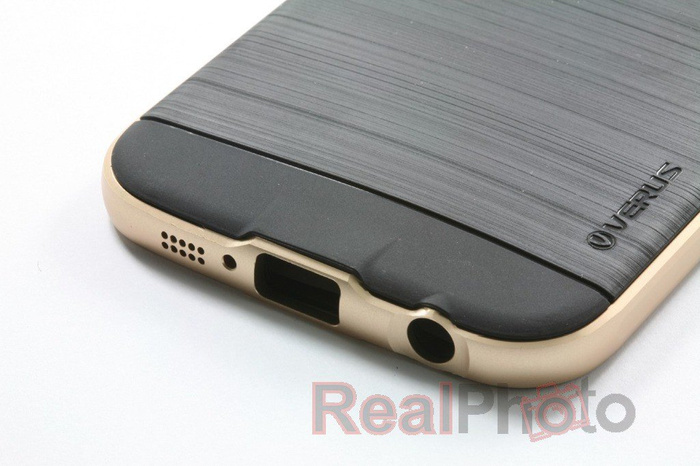 Etui Samsung Galaxy S6 VERUS Iron Shield Gold Jak Spigen SGP Pokrowiec