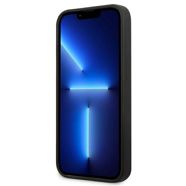 Etui GUESS Apple iPhone 13 Mini Silicone Triangle Czarny Hardcase