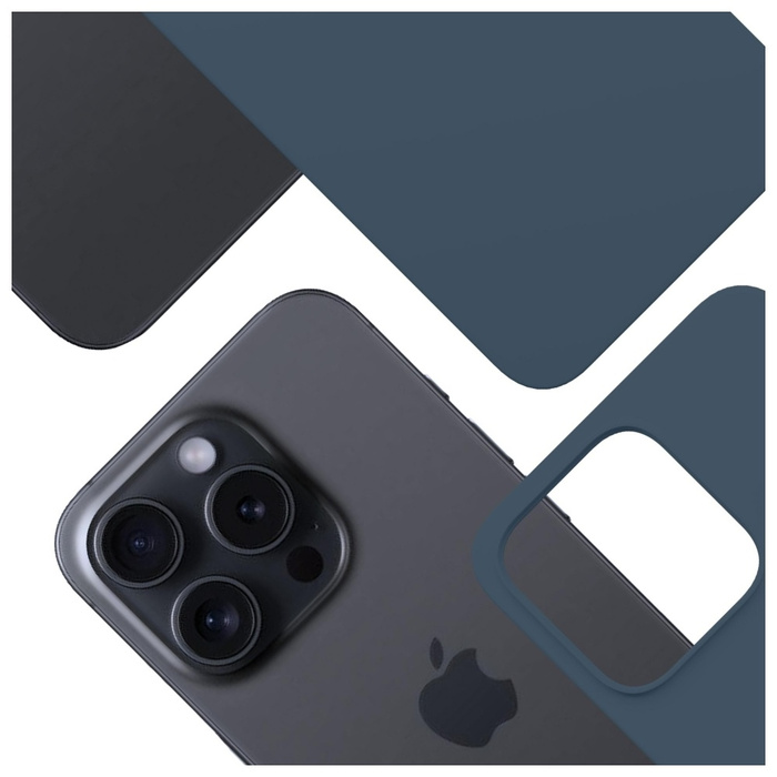 Etui 3MK Hardy MagSilicone do Apple      iPhone 15 Pro Max niebieski