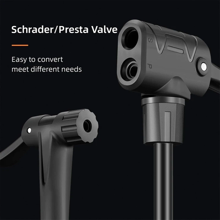 Pompka rowerowa Rockbros 42510001001 podłogowa - czarna