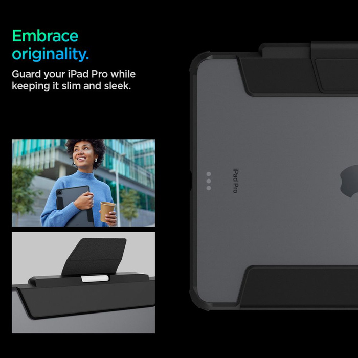 SPIGEN ULTRA HYBRID ”PRO” IPAD PRO 13 7 / 2024 BLACK