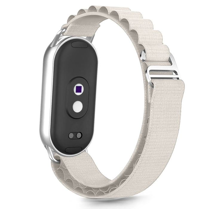 PASEK TECH-PROTECT XIAOMI SMART BAND 8 / 9 / 10 / NFC NYLON PRO BEŻOWY