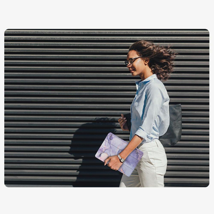 TECH-PROTECT SC PEN HYBRID GALAXY TAB A9 / A11 8.7 X110 / X115 / X133 / X135 VIOLET MARBLE