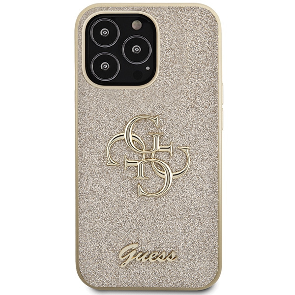 Etui Oryginalne Etui GUESS Hardcase GUHCP13XHG4SGD do iPhone 13 Pro Max (Fixed Glitter Big 4G / złoty) Case