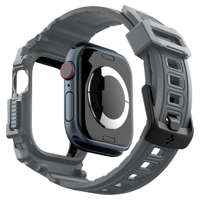 ETUI SPIGEN RUGGED ARMOR ”PRO” APPLE WATCH 10 (46 MM) DARK GREY