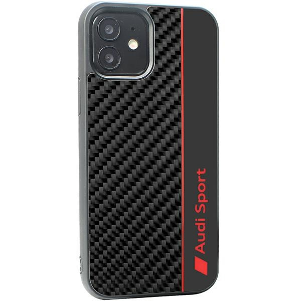 Audi Carbon Fiber Stripe iPhone 11 / Xr6.1" czarny/black hardcase AUS-TPUPCIP11-R8/D1-BK