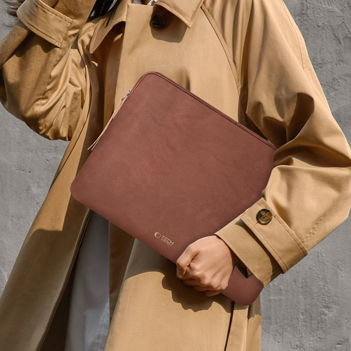 ETUI NA LAPTOPA 1314 TECH-PROTECT FLEECE BRĄZOWE