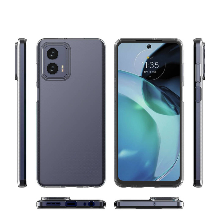 Etui Ultra Clear 0.5mm etui do Motorola Moto G73 5G cienki pokrowiec przezroczyste Case