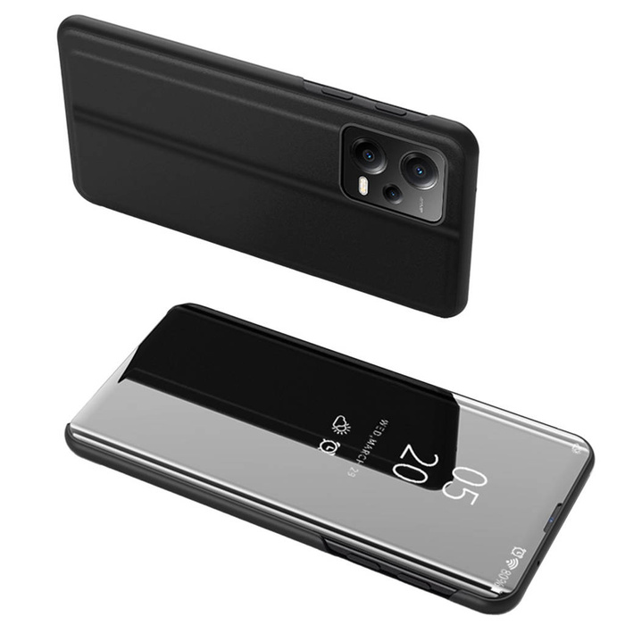 Etui Clear View Case etui do Xiaomi Redmi Note 12 Pro / Poco X5 Pro 5G pokrowiec z klapką czarne Case