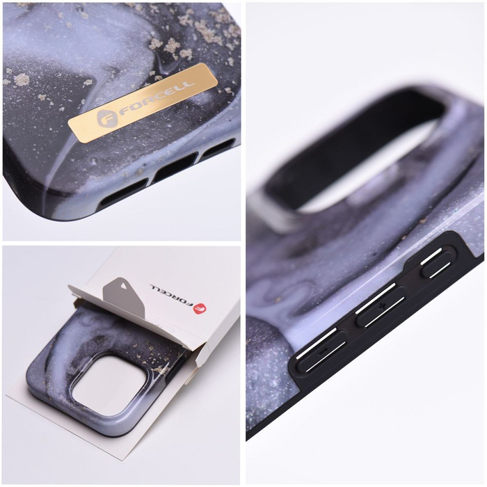 FORCELL F-PROTECT Mirage futerał kompatybilny z MagSafe do IPHONE 14 Plus marble mist