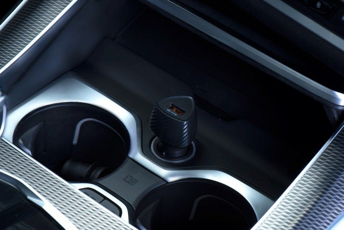 FORCELL F-ENERGY Carbon CC50-1A ładowarka samochodowa USB A QC3.0 3A 18W czarna