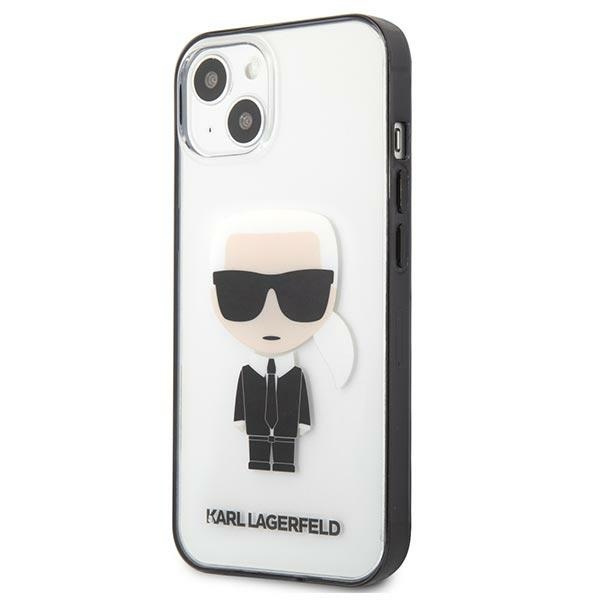 Etui KARL LAGERFELD Apple iPhone 13 Mini Ikonik Karl Bezbarwny Case