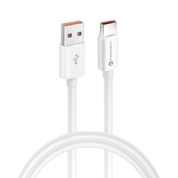 Kabel USB A do USB C Forcell F-Energy QC4.0 3A 66W 1 m C336 biały