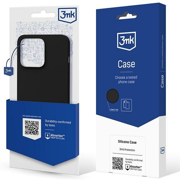 ETUI 3MK Silicone Case iPhone 13 Pro Max 6,7" czarny/black Case