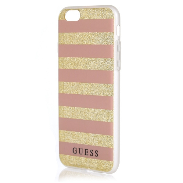 Etui GUESS Apple iPhone 6 6S Ethnic Chic Stripes 3D Case Pink Różowy Hardcase