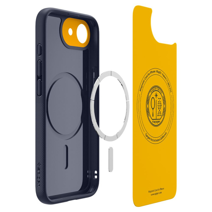 ETUI SPIGEN IPHONE 16E NANO POP MAG MAGSAFE BLUEBERRY NAVY