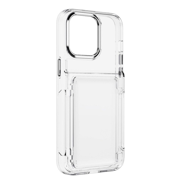 Etui na iPhone 15 PRO MAX Forcell F-Protect Crystal Pocket transparent