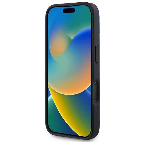 Etui BMW iPhone 16 6.1" czarny/black hardcase M Perforated And Stitched Line MagSafe